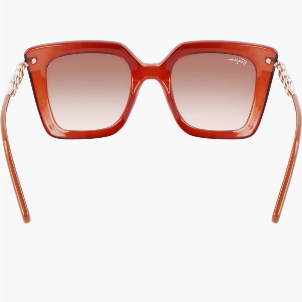 NWT Salvatore Ferragamo Brown Sunglasses - Picture 5 of 7